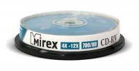 (UL121002A8L) Диск CD-RW Mirex 700 Mb, 12х, Cake Box (10), (10/300) (203384)