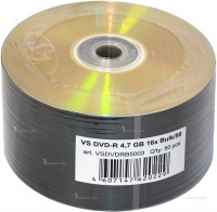 (VSDVDRB5003) Диск DVD-R VS 4.7 Gb, 16x, Bulk (50), (50/600) (20229)