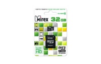 (13613-AD10SD32) Флеш карта microSD 32GB Mirex microSDHC Class 10 (SD адаптер)