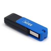 (13600-FMUCIB32) Флеш накопитель 32GB Mirex City, USB 2.0, Синий
