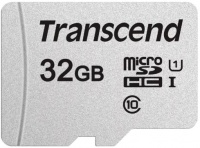 (TS32GUSD300S) Флеш карта microSD 32GB Transcend microSDHC Class 10 UHS-1 U1, (без адаптера), TLC