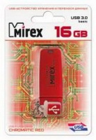 (13600-FM3СHR16) Флеш накопитель 16GB Mirex Chromatic, USB 3.0, Красный
