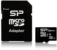 (SP032GBSTHDU1V10SP) Флеш карта microSD 32GB Silicon Power Superior microSDHC Class 10 UHS-I U1 (SD 