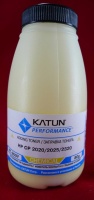 (KT-809Y) Совместимый Тонер для картриджей CC532A/CE412A Yellow, химический (фл. 80г) Katun фас.