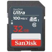 (SDSDUNR-032G-GN3IN) Флеш карта SD 32GB SanDisk SDHC Class 10 UHS-I U1 Ultra 100MB/s