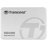 (TS1TSSD220Q) Твердотельный диск 1TB Transcend, SSD220Q, QLC, SATA III  R/W - 550/500 MB/s