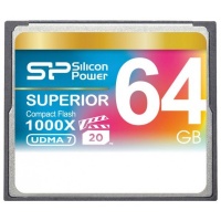 (SP064GBCFC1K0V10) Флеш карта CF 64GB Silicon Power, 1000X