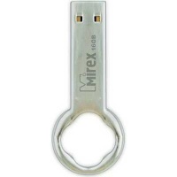 (13600-DVRROK16) Флеш накопитель 16GB Mirex Round Key, USB 2.0
