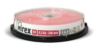 (UL130062A8L) Диск DVD+R Mirex 8.5 Gb, 8x, Cake Box (10), Dual Layer (10/300) (204213)