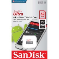 (SDSQUNR-032G-GN3MN) Флеш карта microSD 32GB SanDisk microSDHC Class 10 Ultra UHS-I 100MB/s