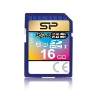 (SP016GBSDHCU1V10) Флеш карта SD 16GB Silicon Power Superior SDHC Class 10 UHS-I 90 MB/s