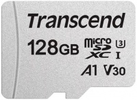 (TS128GUSD300S) Флеш карта microSD 128GB Transcend microSDXC Class 10 UHS-I U3, V30, A1, (без адапте