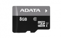 (AUSDH8GUICL10-RA1) Флеш карта microSD 8GB A-DATA microSDHC Class 10 UHS-1 (SD адаптер)