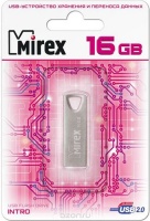 (13600-ITRNTO16) Флеш накопитель 16GB Mirex Intro, USB 2.0, Металл