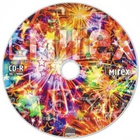 (UL120235A8T) Диск CD-R Mirex 700 Mb, 48х, дизайн "Party", Shrink (100), (100/500) (1053803)