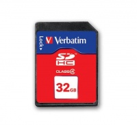 (44022) Флеш карта SD 32GB Verbatim SDHC Class 4 (44022 Verbatim)