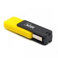 (13600-FMUCYL32) Флеш накопитель 32GB Mirex City, USB 2.0, Желтый