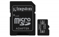 (SDCS2/32GB) Флеш карта microSD 32GB Kingston microSDHC Class 10 UHS-I U1 Canvas Select Plus (SD ада