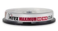(UL120052A8M) Диск CD-R Mirex 700 Mb, 52х, Maximum, Cake Box (25), (25/300) (201274)
