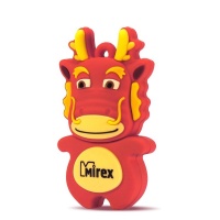 (13600-KIDDAR16) Флеш накопитель 16GB Mirex Dragon, USB 2.0, Красный