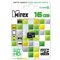 (13612-MC10SD16) Флеш карта microSD 16GB Mirex microSDHC Class 10